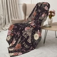 thumbnail image 3 of Sikiie Romantic Paris Cozy Flannel Fleece Throw Blanket: Lightweight & Thick for All Seasons - Perfect for Women, Men, & Kids", 3 of 6