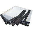 thumbnail image 1 of Foldable Waterproof Transparent Tarpaulin With Eyelets, 1 of 5