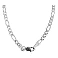 thumbnail image 3 of JOYARIS Cadena De Plata 925 Diamantada Hombre Fígaro 45 Cm X 5 Mm DM-0000806, 3 of 4