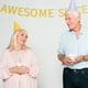 thumbnail image 5 of Awesome Since 1958 Banner preencordado Happy 66th Birthday Banner dorado brillante 66 sesenta y seis años decoraciones de fiesta de cumpleaños para hombres y mujeres, 5 of 5