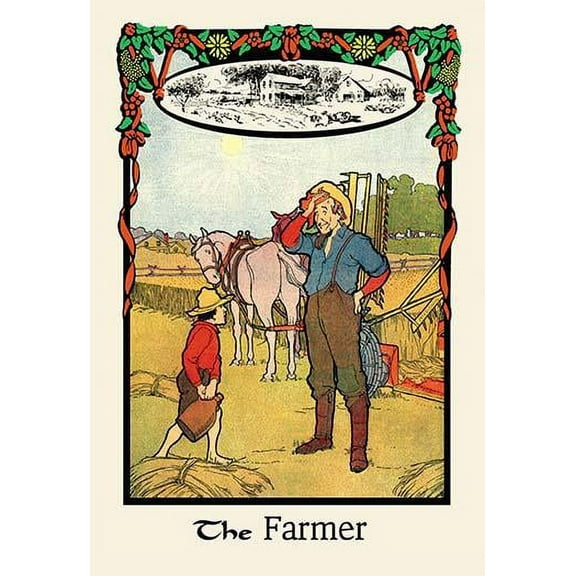 The Farmer-Fine Art Canvas Print (20" x 30")