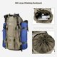 thumbnail image 5 of Mochila impermeable Bseash 60L para senderismo y camping con cubierta para lluvia, 5 of 9