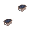 thumbnail image 4 of Toystoory Lámpara de pared LED solar impermeable para exteriores - Fácil instalación Luz fría y cálida de larga duración Diseño HexágonoBronce Hexágono 2Conjunto, 4 of 6