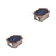 thumbnail image 3 of Cateissary Lámpara de pared con energía solar ecológica: inalámbrica de larga duración Luz fría y cálida LED impermeable para exteriores HexágonoBronce Hexágono 2Conjunto, 3 of 6