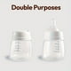 thumbnail image 3 of NCVI Milk Baby Bottles, Breastmilk Collection, Storage And Feeding, Perfect For Breast Milk Preservation, 6oz/180ml, 2 Pack, 3 of 4