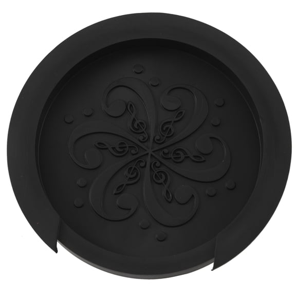 Acoustic Guitar Sound Hole Cover Block Plug Screeching Halt for 40"/41" EQ Black xwm25