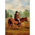 thumbnail image 2 of America Forever Cowboy Riding Horse Summer House Flag 28 x 40 inches Country Farm Animal American Horse Equestrian Double Sided Summer Seasonal Yard Outdoor Decorative Rustic Rodeo House Flag, 2 of 5