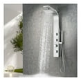 thumbnail image 2 of Sans Series 40 in. 3-Jetted Full Body Shower Panel Tower in Brushed Steel with Heavy Rain Showerhead and Spray Wand, 2 of 12
