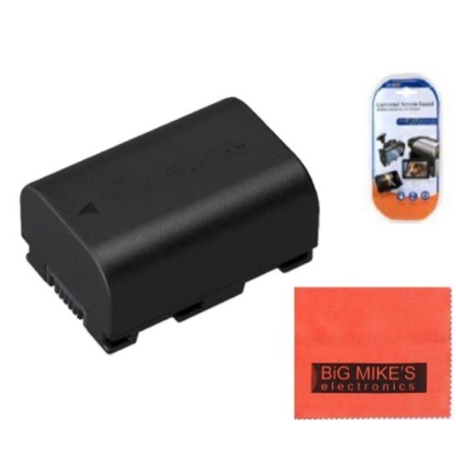 Pack of 2 BN-VG114 Batteries and Battery Charger for JVC Everio GZ-E10 GZ-E100 GZ-E200 GZ-E300 GZ-E505B GZ-E515B GZ-EX250 GZ-EX310 GZ-EX355B GZ-EX555B GZ-GX1 GZ-HD500B GZ-HM300B GZ-HM550B GZ-MS110B Camcorder