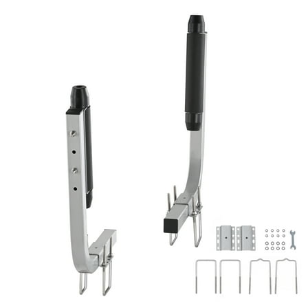 KFFKFF Nautical Trailer Guide Kit, 20.5” Versatile Adjustment Rods, Duo of Iron Anti-Corrosion Guides, Robust Roller Assistance for Ski, Angling, or Yacht Trailers 2024