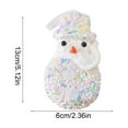 thumbnail image 3 of AuroraX Hanging Christmas Decoration Cute Decorative Contemporary Keepsake Ornaments Pastel Snowman Candy for Christma Tree,Window Decor, 3 of 6