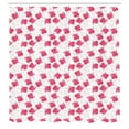 thumbnail image 2 of Ambesonne Valentine's Day Shower Curtain, Heart Lollipops, 69"Wx70"L, White and Multicolor, 2 of 4