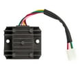 thumbnail image 3 of yotijar 4x4 Wire 2 Phase Motorcycle Regulator Rectifier Black 12VDC Bike Scooter 4 Pcs, 3 of 7