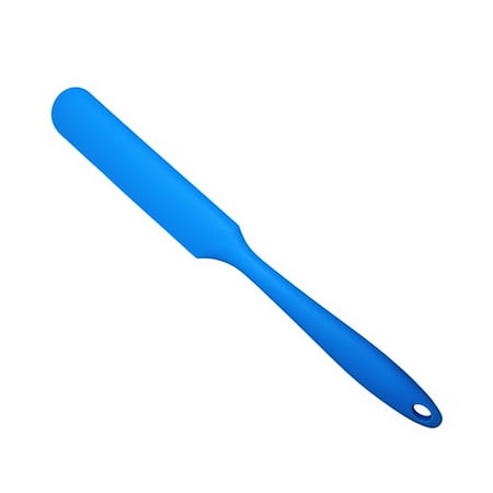 

Silicone Baking Scraper Heat-resistant Cream Shape Spatula Seamless Kitchen Baking Tool Blue