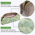 thumbnail image 6 of Vintage Pencil Case Embroidery Pen Pouch Zipper Pencil Bag Women Cosmetic Makeup Bag Coin Purse for Office Organizer Storage Bag, 6 of 6