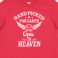thumbnail image 4 of Inktastic Handpicked for Earth By My Opa in Heaven with Angel Wings Boys or Girls Baby T-Shirt, 4 of 5