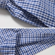 DAKIMOE Mens Sleep Shorts Pajama Shorts Cotton Sleeping Short Pajamas Bottoms for Men Comfy Mens Board Shorts Sleepwear Lounge Bottom, Gray Plaid, M