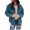 Light Blue, variant on Vedolay Women's Suit Jackets Women's Cropped Casual Jacket Button Down Long Sleeve Fitted Casual Coat, M