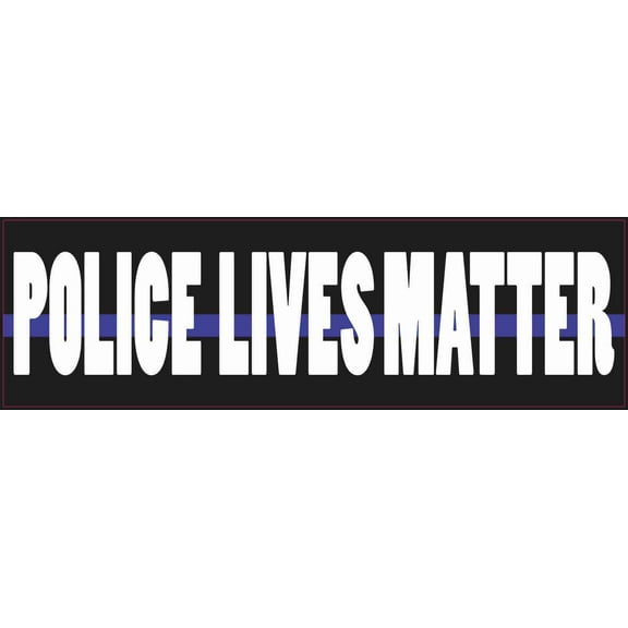 10in x 3in Police Lives Matter Bumper Sticker