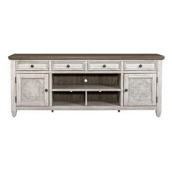 Liberty Furniture  Heartland 76 Inch Tile TV Console