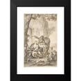 thumbnail image 2 of Louis Joseph Watteau 16x24 Black Modern Framed Museum Art Print Titled - Young Father Distressed by His Growing Family (18th Century), 2 of 5