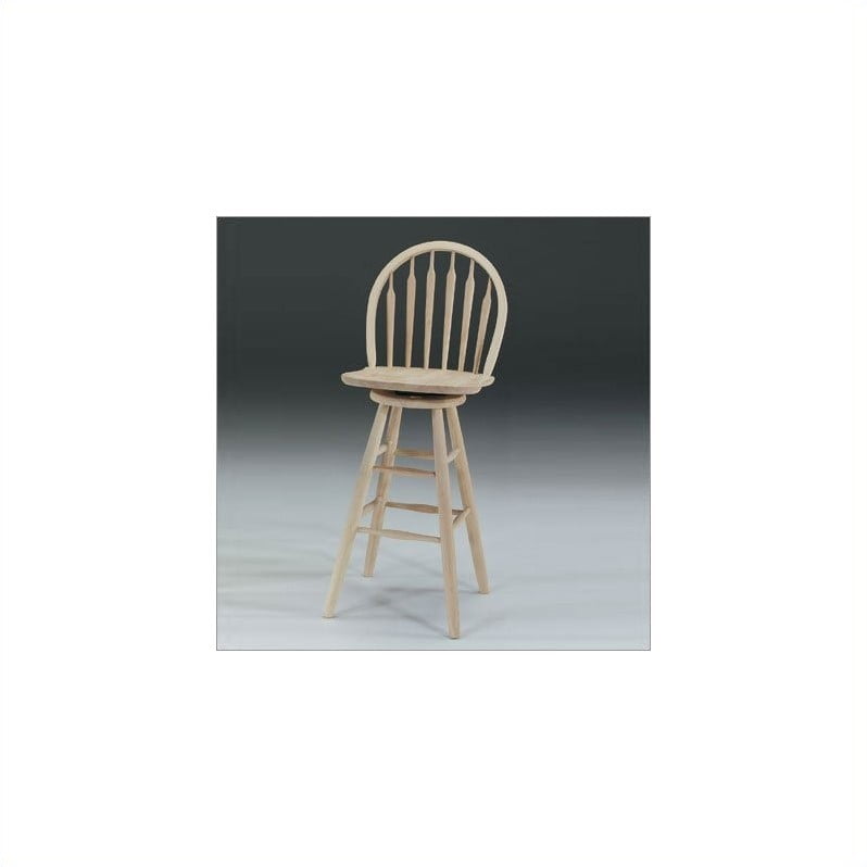 International Concepts Windsor 30 Arrowback Swivel Stool Qty