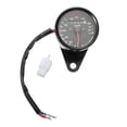 thumbnail image 1 of Unique Bargains Universal DC 12V Black Housing Motorcycle Speedometer Odometer Gauge 0-160Km/h 1 Set, 1 of 6