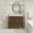 thumbnail image 6 of James Martin Vanities 36" Vanity, Bright White w/ 3 CM Ethereal Noctis Quartz Top, 6 of 7
