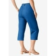 thumbnail image 3 of Roaman's Women's Plus Size Easy-Wear Straight Leg Capri, 3 of 4