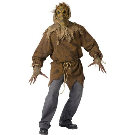 Evil Scarecrow Adult Halloween Costume, Size: Up to 200 lbs - One