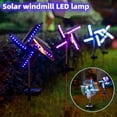 thumbnail image 2 of Luz Del Jardín Solar, Luz Del Enchufe de Tierra Solar Del Molino de Viento 750x230Mm, Decoración Del Jardín Impermeable Ip65 Decoraciones Del Jardín Solar, Luz Al Aire Libre Automática Encendida / Apa, 2 of 9