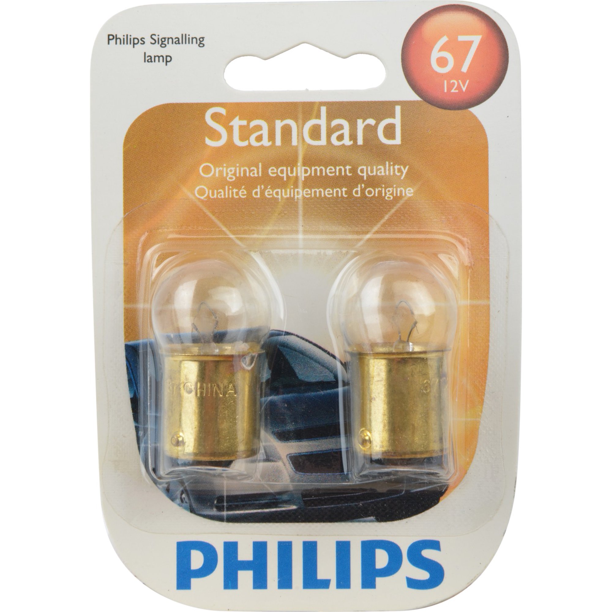 Philips Standard Miniature 67, Pack of 2