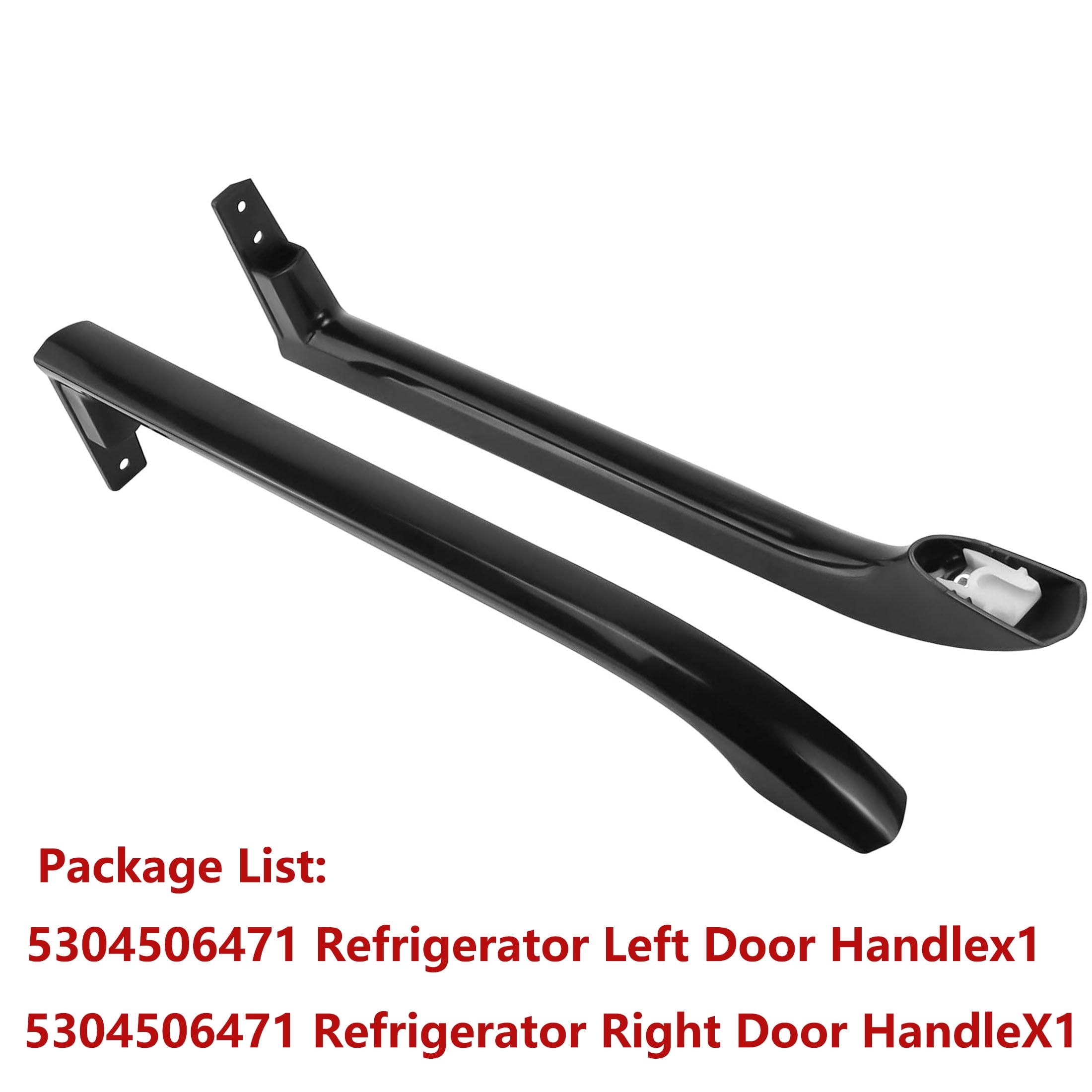 Refrigerator Door Handle  5304506471 Replaces 242059503 242059506 5304486361 5304504509 5304504510 5304510039 5304510041 4390912 AP6036332 PS11731976 EAP11731976,Black