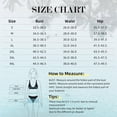 thumbnail image 5 of Traje de baño Zando Tankini para mujer, 2 piezas con falda, 5 of 5