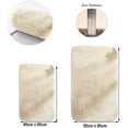 thumbnail image 5 of Alfombra de baño Espesar Alfombras de baño antideslizantes Shaggy con microfibra suave absorbente de agua para baño Ducha Bañera Dormitorio Sincero  Hogar, 5 of 5