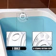 thumbnail image 4 of 3 Pieces Bath Overflow Drain Cover Set Tub Overflow Stopper Bathtub Overflow Drain Cover Stopper PVC Bathtub Plug Large Silicone Drain Plug Flat Suction Cover for Deep Water Bath, 4 of 7