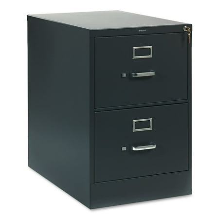 HON H312C.P.S 310 Series 18.25 in. x 26.5 in. x 29 in. Vertical File with 2 Legal-Sized Drawers - Charcoal