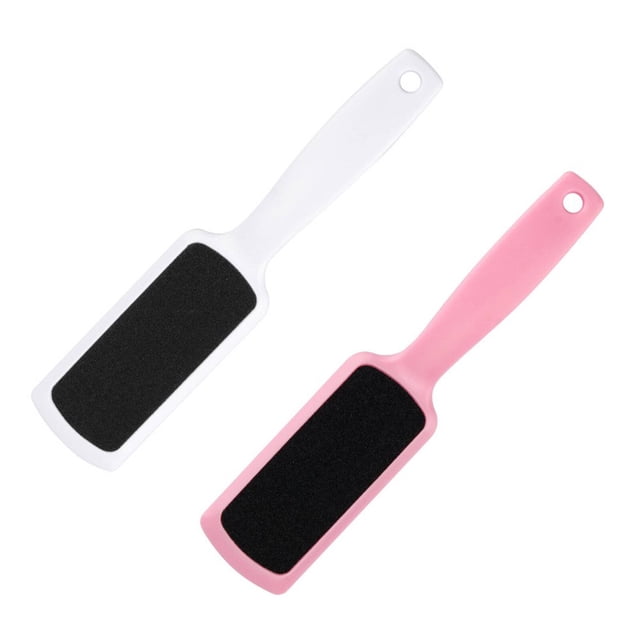 CHOK6Pcs Foot File Dual-Sided Design Callus Remover Smooth Feet Ergonomic Handle Foot File Style1