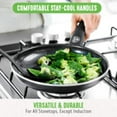 thumbnail image 4 of GreenLife 16 Piece Nonstick Cookware Set, Soft Grip Non-Toxic, Dishwasher Safe, Black, 4 of 5