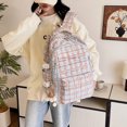 thumbnail image 4 of Mochila escolar con libro de dibujos animados con colgante, mochila informal Kawaii, mochila para adolescente, 4 of 9