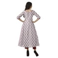 thumbnail image 4 of Moomaya Women's Printed Anarkali Kurti Pant Set “ Ethnic Clothing Sets For Women, 4 of 8