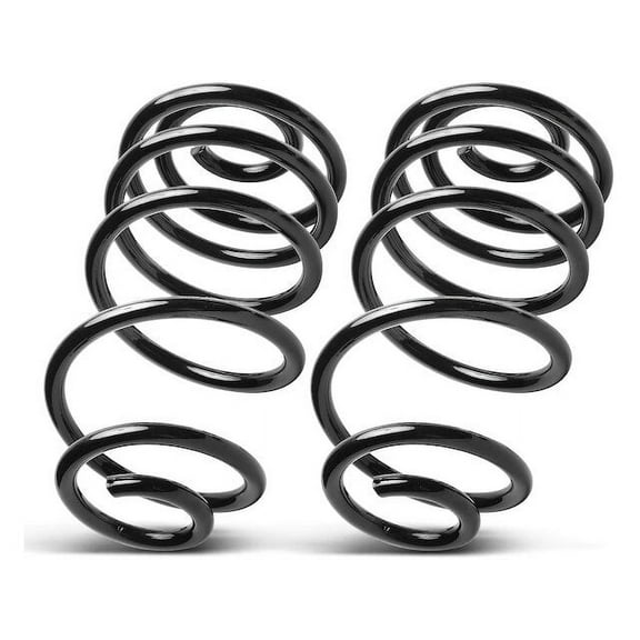 Rear Coil Spring Set 2 - Compatible with 1969 - 1970 Oldsmobile Vista Cruiser Base 5.7L V8 - Autopart Premium