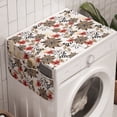 thumbnail image 1 of Floral Washing Machine Organizer, Beauty in the Nature Theme Nostalgic Blossoms and Leaves Garden Plants, Anti-slip Fabric Top Cover for Washer and Dryer, Multicolor, by Ambesonne, 1 of 1