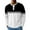 White_12#721B, variant on Hearthz Long Sleeve Henley Shirts for Men Fall 3-Button Color Block Mens Casual Shirts Round Neck Baseball Tee Shirt
