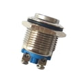 thumbnail image 3 of 5 Piezas 16 Mm Botón Pulsador Momentáneo de Metal Interruptor de Encendido Apagado Pestillo P67 de Cobre Cola Interruptor de botón metálico, 3 of 8