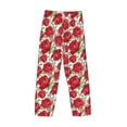 thumbnail image 5 of Goofa Rose Flowers Printed Soft Pajama Pants for Men, Wide Leg Comfy Casual Lounge Yoga Pants-X-Large, 5 of 9