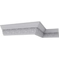 thumbnail image 6 of 6"H x 4 1/8"P x 7 1/4"F x 94 1/2"L Large Elegant Hampshire Crown Moulding, 6 of 14