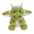 thumbnail image 4 of Muñeco de peluche de dragón volador de dibujos animados suave, juguete de peluche de dragón para niños Verde, 4 of 9