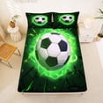 thumbnail image 5 of Erosebridal Football Queen Sheet Sets For Soccer Gamer,Ball Sport Games Kids Bed Set For Boys 4 Pieces, 5 of 6