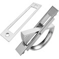 thumbnail image 1 of Manija de puerta empotrada Tatami, manijas ocultas de aleación de zinc convenientes, perilla de piso empotrada oculta (cepillada), 1 of 5